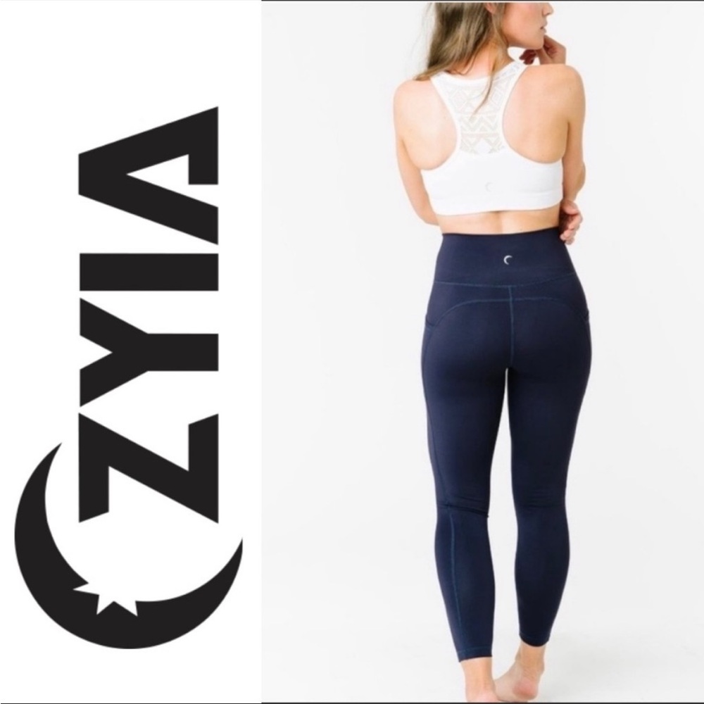 ZIYA brilliant high rise leggings with pockets!